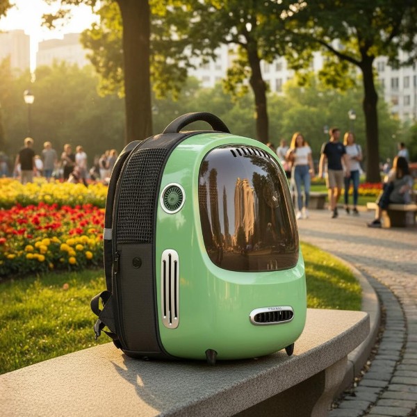 Фото - Рюкзак-переноска PETKIT Breezy 2 Smart Cat Carrier Green (P7704)